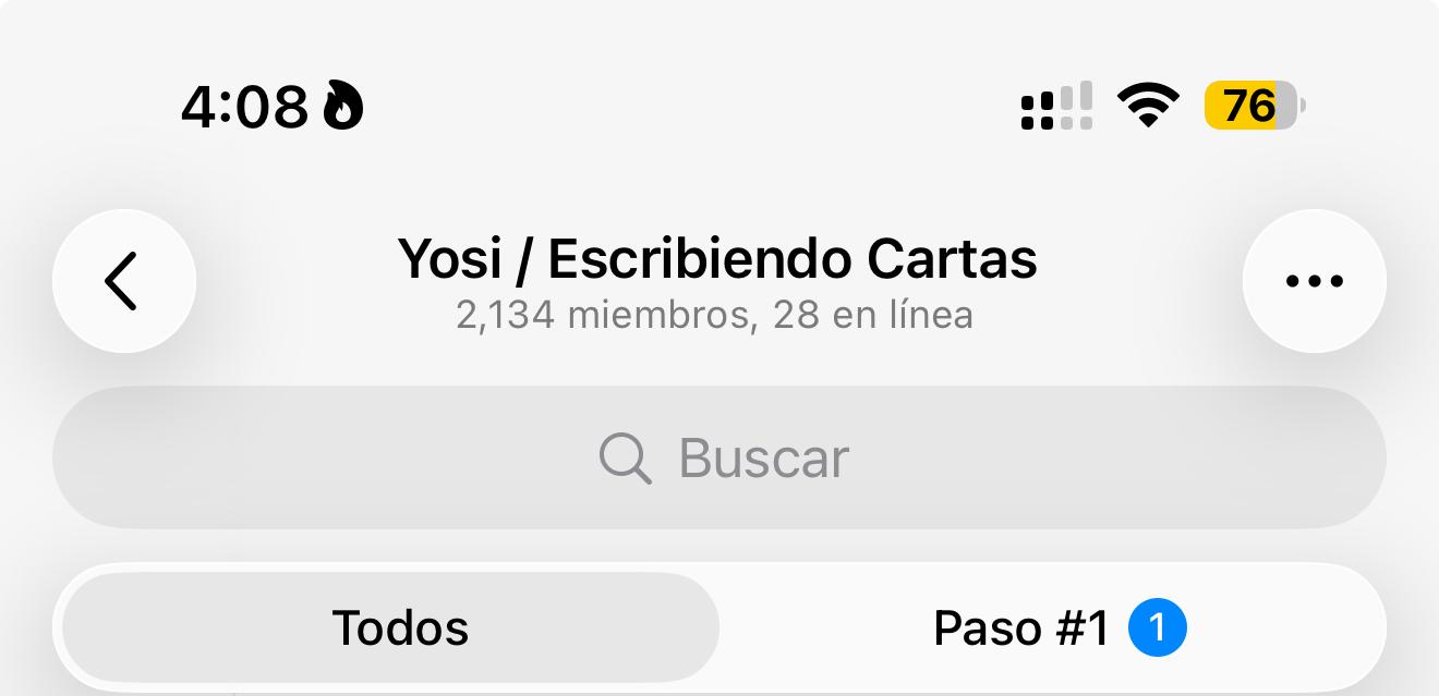 Comunidad privada de Telegram — Cartas (+2.000 miembros)
